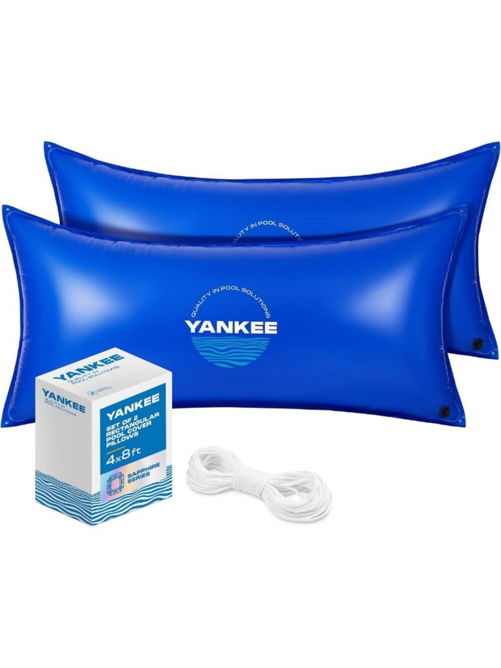 Extra Durable 4x8 ft Pool Pillow for Above Ground Pools - Winter Closing